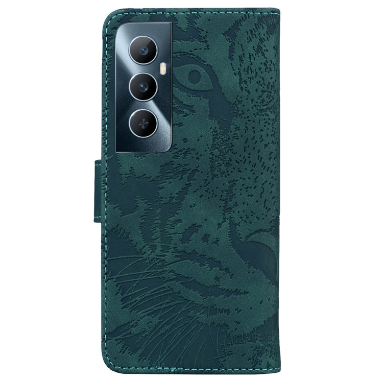 For Realme C65 4G Tiger Embossing Pattern Flip Leather Phone Case