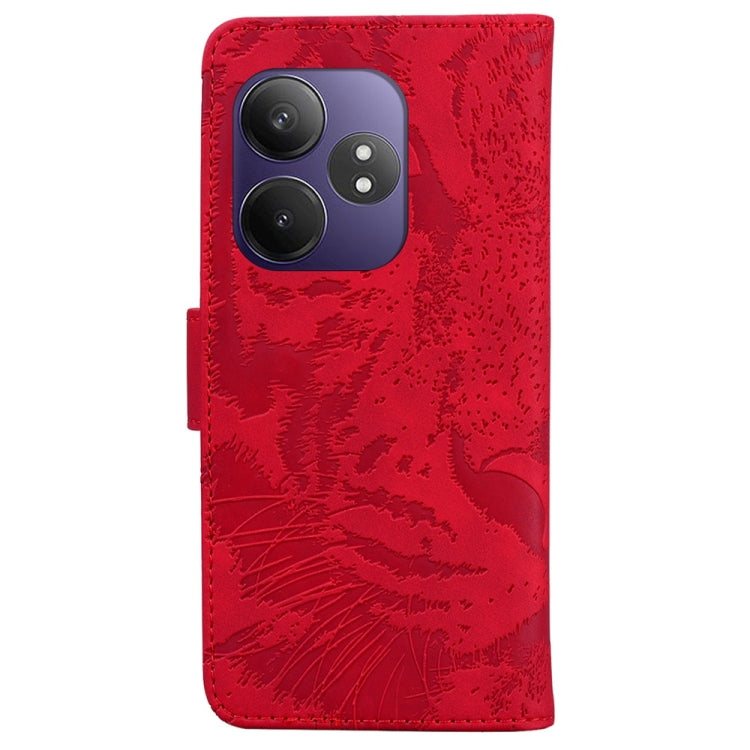 For Realme GT 6 / GT 6T / GT Neo6 Tiger Embossing Pattern Flip Leather Phone Case