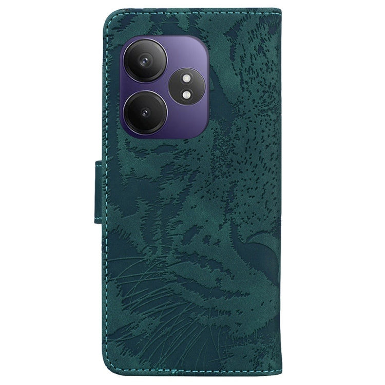 For Realme GT 6 / GT 6T / GT Neo6 Tiger Embossing Pattern Flip Leather Phone Case