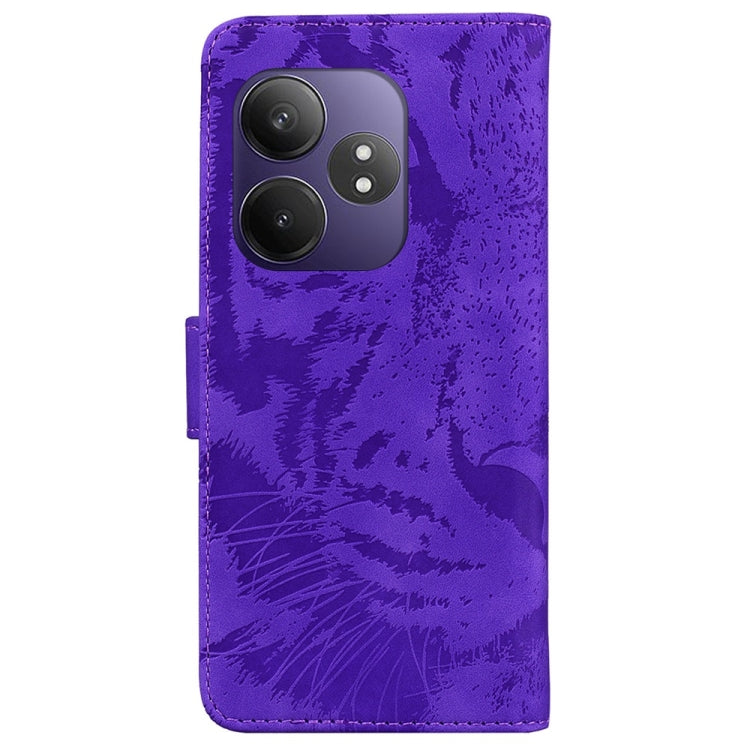 For Realme GT 6 / GT 6T / GT Neo6 Tiger Embossing Pattern Flip Leather Phone Case