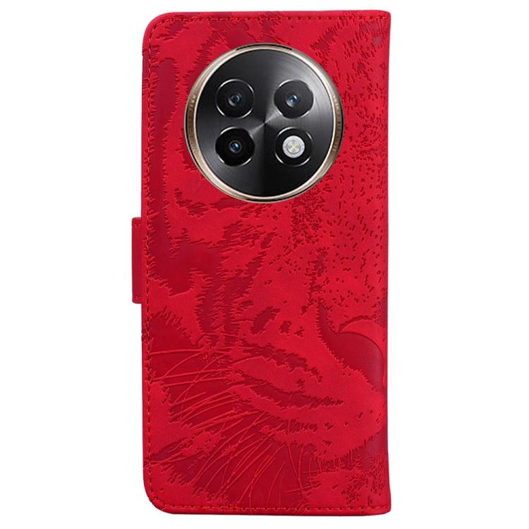 For Realme 13+ Global Tiger Embossing Pattern Flip Leather Phone Case