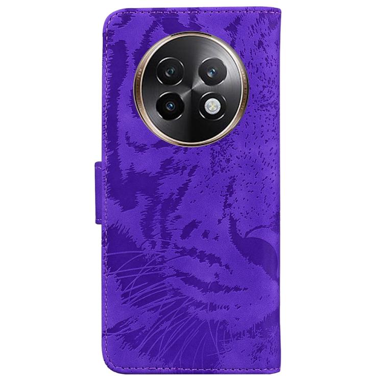 For Realme 13+ Global Tiger Embossing Pattern Flip Leather Phone Case