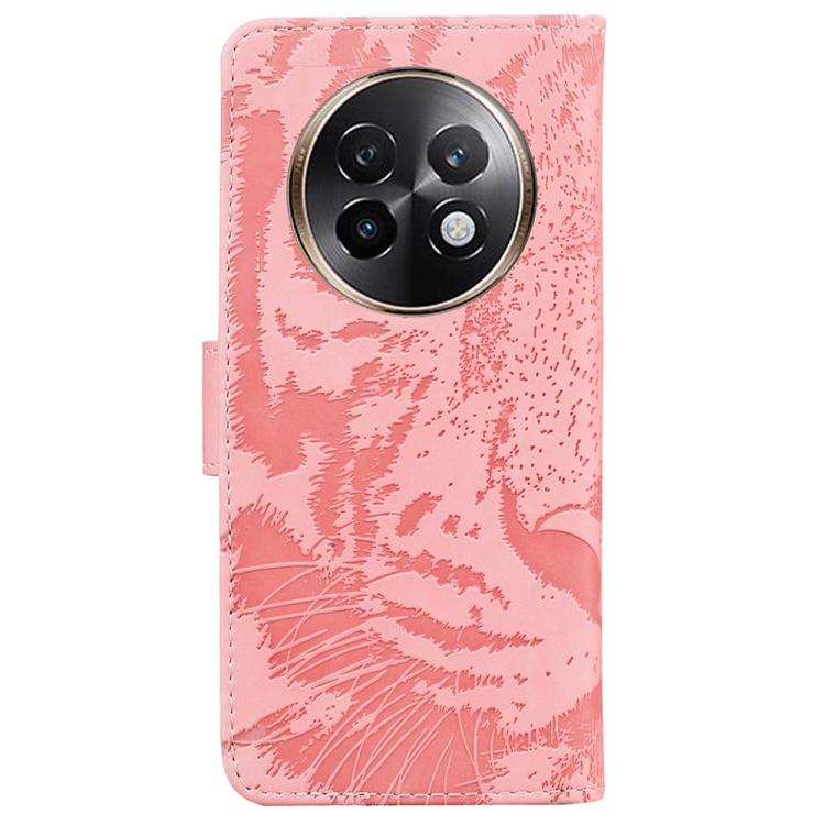 For Realme 13+ Global Tiger Embossing Pattern Flip Leather Phone Case