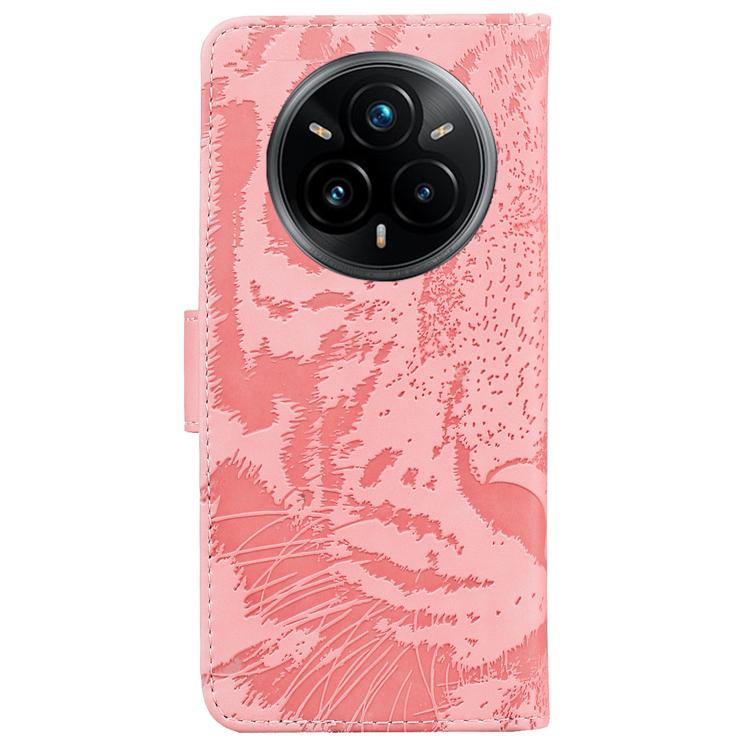 For Realme 14 Pro+ Tiger Embossing Pattern Flip Leather Phone Case