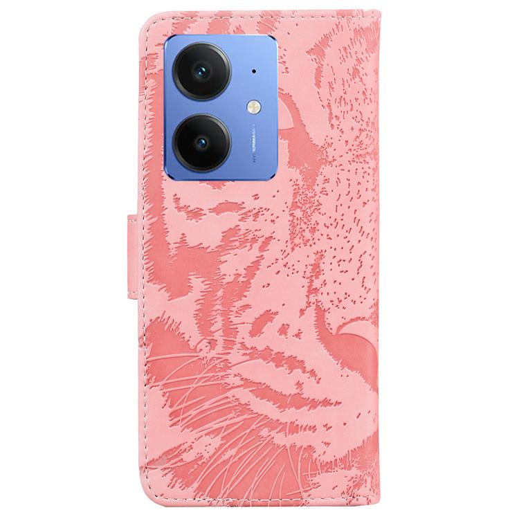 For Realme Neo7 SE Tiger Embossing Pattern Flip Leather Phone Case