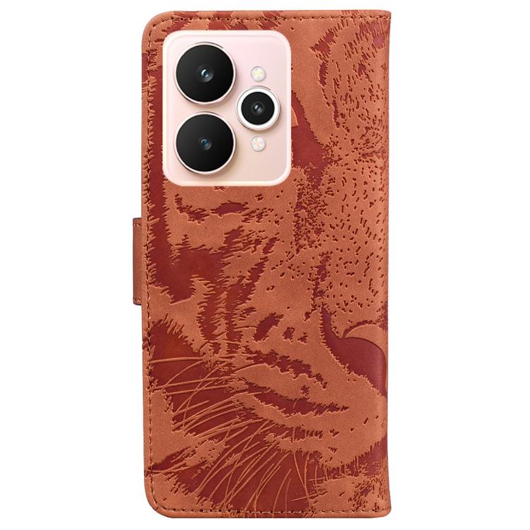 For Realme 15 5G / Realme 15 Pro 5G Tiger Embossing Pattern Flip Leather Phone Case
