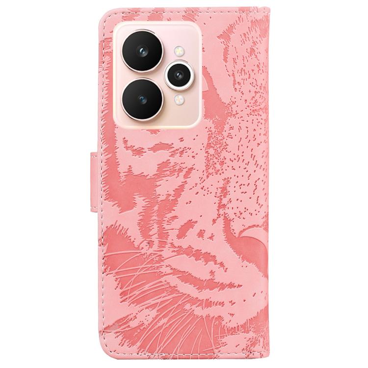 For Realme 15 5G / Realme 15 Pro 5G Tiger Embossing Pattern Flip Leather Phone Case