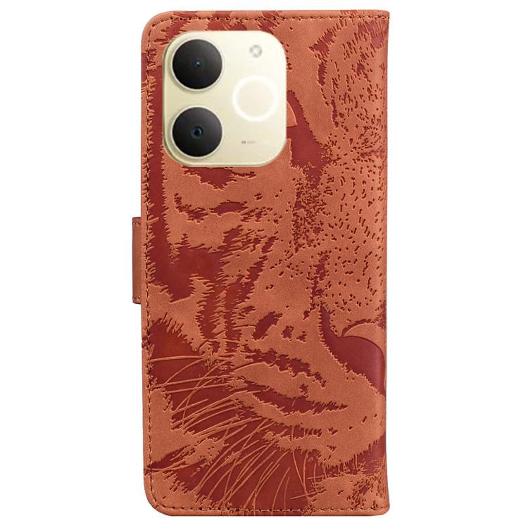 For Realme Narzo 80 Lite 4G / C71 India Tiger Embossing Pattern Flip Leather Phone Case