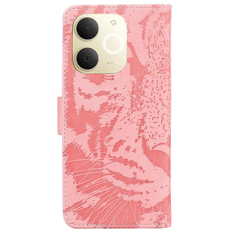 For Realme Narzo 80 Lite 4G / C71 India Tiger Embossing Pattern Flip Leather Phone Case