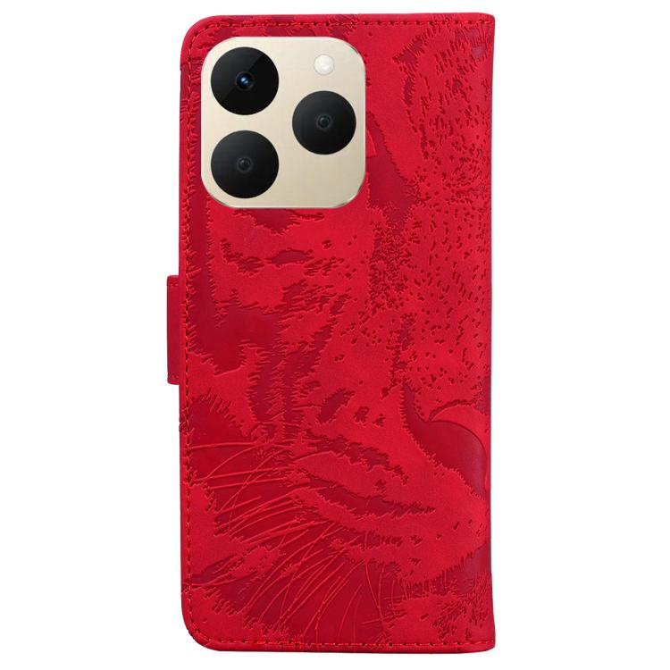 For Realme 15T 5G Tiger Embossing Pattern Flip Leather Phone Case