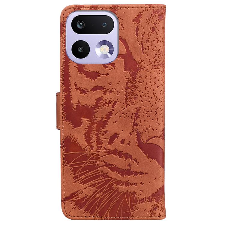 For Realme 16 Pro 5G Tiger Embossing Pattern Flip Leather Phone Case