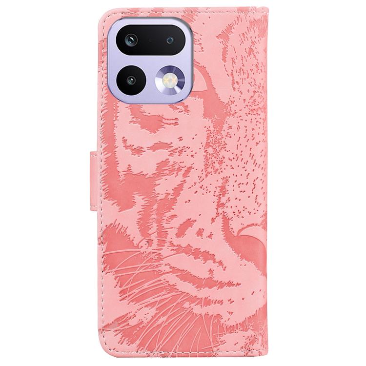 For Realme 16 Pro 5G Tiger Embossing Pattern Flip Leather Phone Case