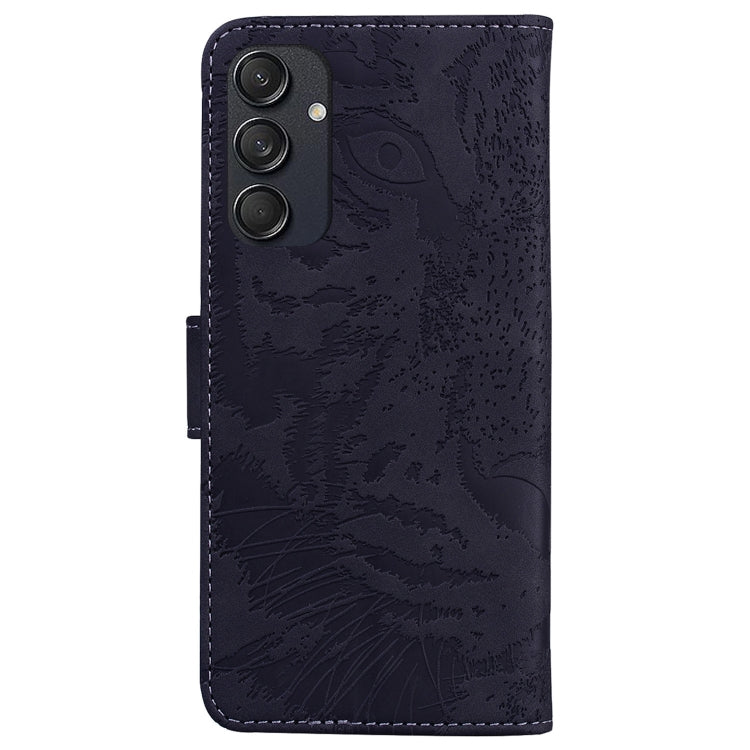 For Samsung Galaxy M55 Tiger Embossing Pattern Flip Leather Phone Case