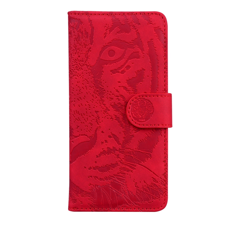 For Samsung Galaxy M15/F15 Tiger Embossing Pattern Flip Leather Phone Case