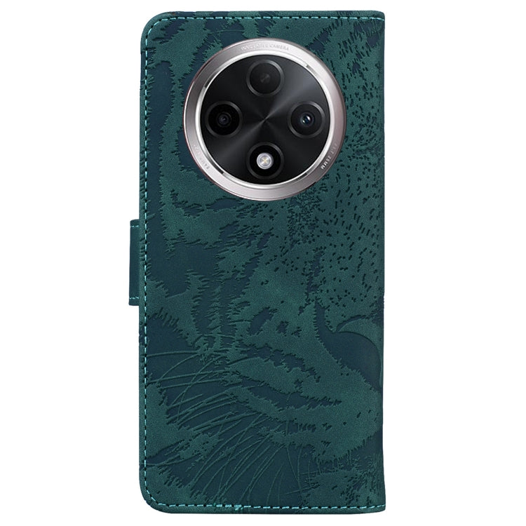 For OPPO A3 Pro 5G Tiger Embossing Pattern Flip Leather Phone Case