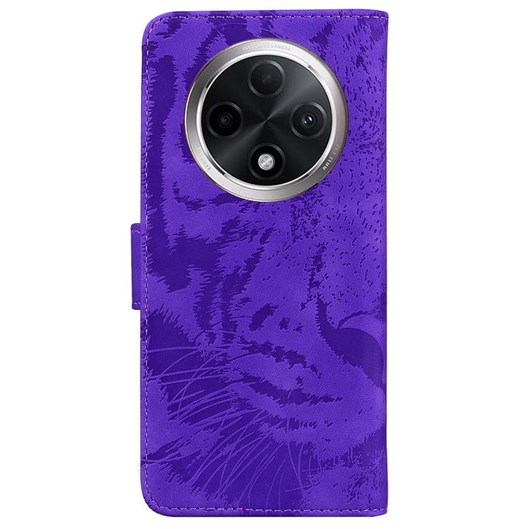 For OPPO A3 Pro 5G Tiger Embossing Pattern Flip Leather Phone Case