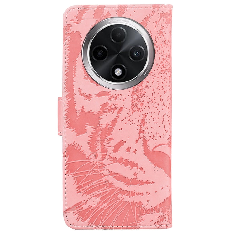 For OPPO A3 Pro 5G Tiger Embossing Pattern Flip Leather Phone Case