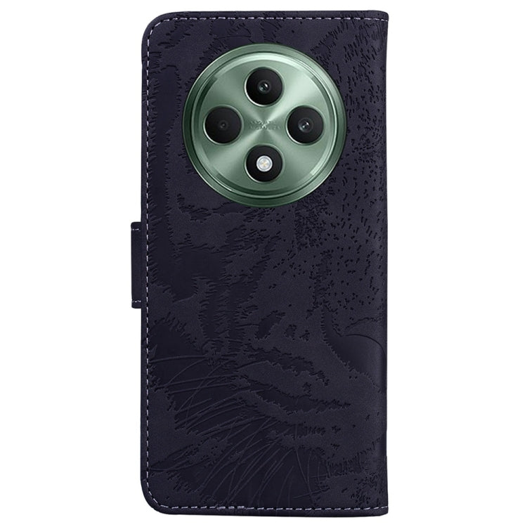 For OPPO Reno12 F 5G Tiger Embossing Pattern Flip Leather Phone Case