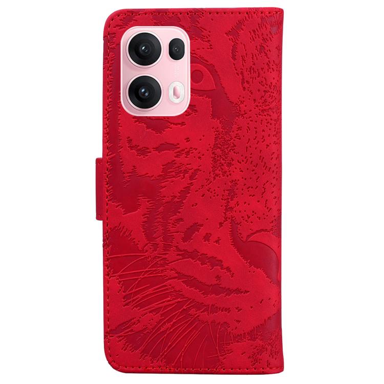 For OPPO Reno13 Pro Global Tiger Embossing Pattern Flip Leather Phone Case
