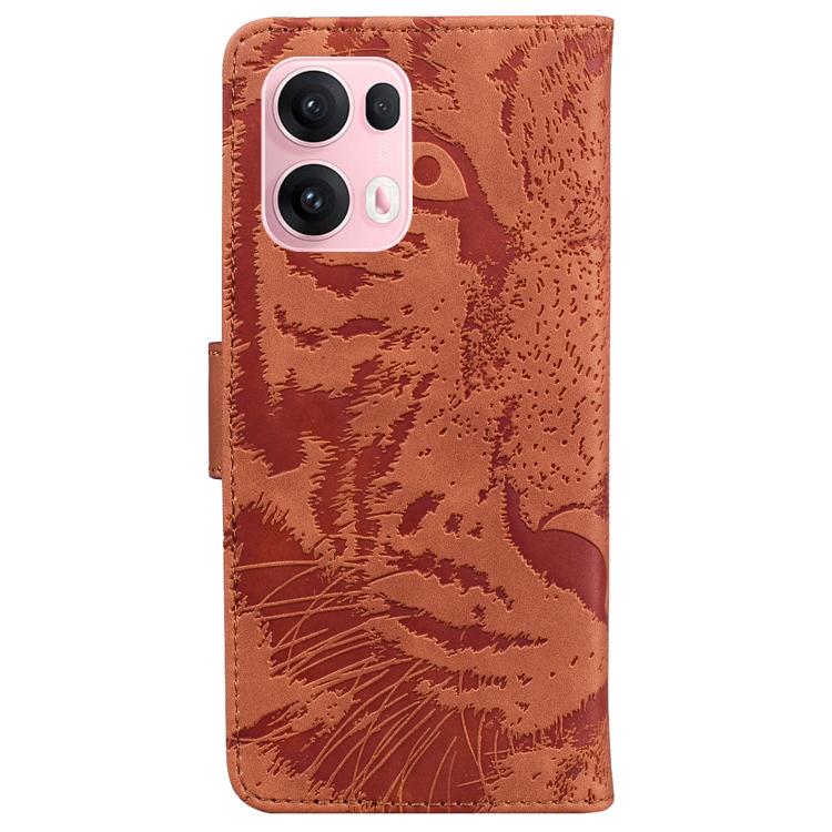 For OPPO Reno13 Pro Global Tiger Embossing Pattern Flip Leather Phone Case