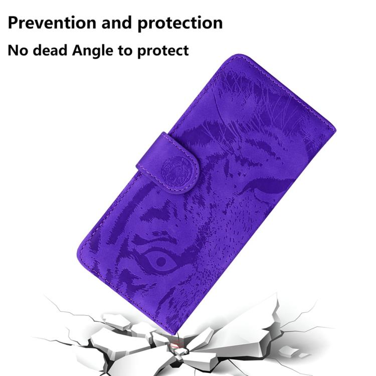 For OPPO A5 Pro 5G Tiger Embossing Pattern Flip Leather Phone Case