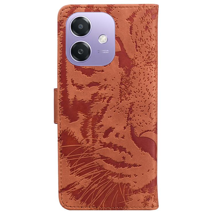 For OPPO A5x 5G / A3 4G / 5G / A3x 4G / 5G Tiger Embossing Pattern Flip Leather Phone Case