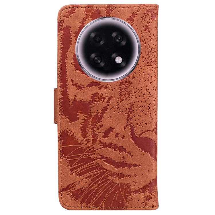 For OPPO A6 GT 5G Tiger Embossing Pattern Flip Leather Phone Case