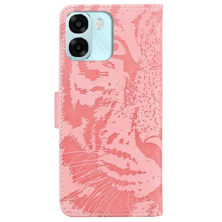 For OPPO A6 / A6s / A6t / A6x 4G / 5G Global Tiger Embossing Pattern Flip Leather Phone Case