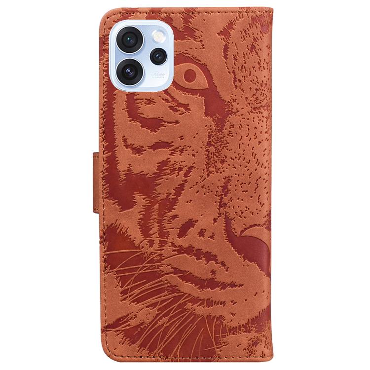 For OPPO Reno15 Pro Max 5G / Reno15 Pro India Tiger Embossing Pattern Flip Leather Phone Case