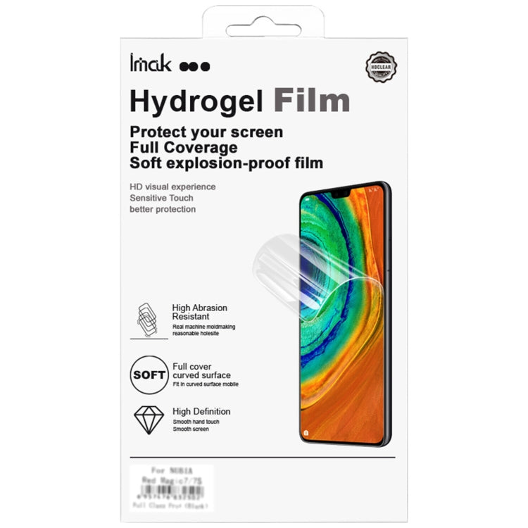 For Honor X50 GT 5G 2pcs imak Curved Full Screen Hydrogel Film Protector