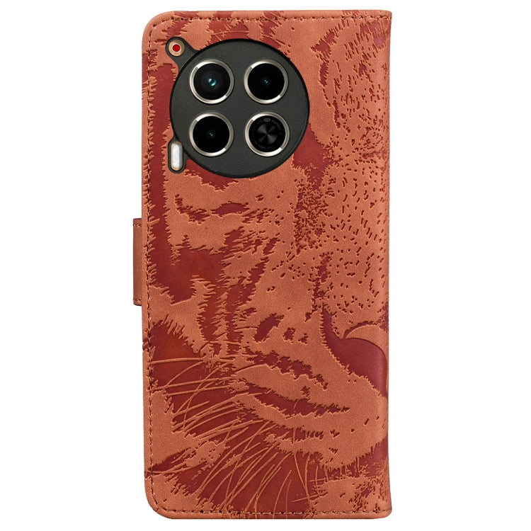 For Tecno Camon 30 4G / 5G Tiger Embossing Pattern Flip Leather Phone Case