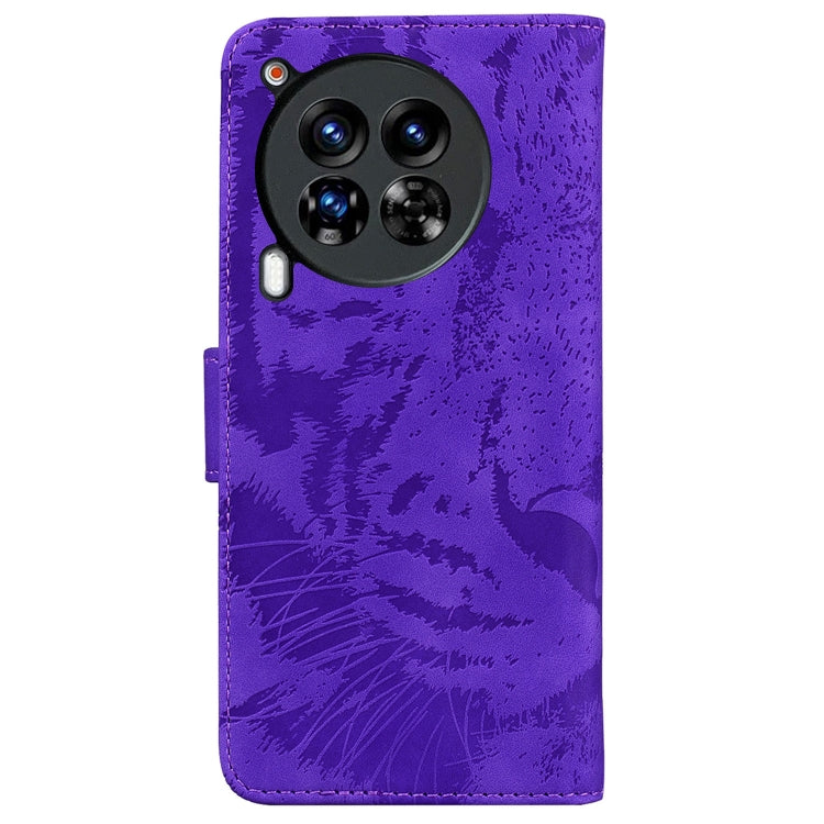 For Tecno Camon 30 Premier 5G Tiger Embossing Pattern Flip Leather Phone Case