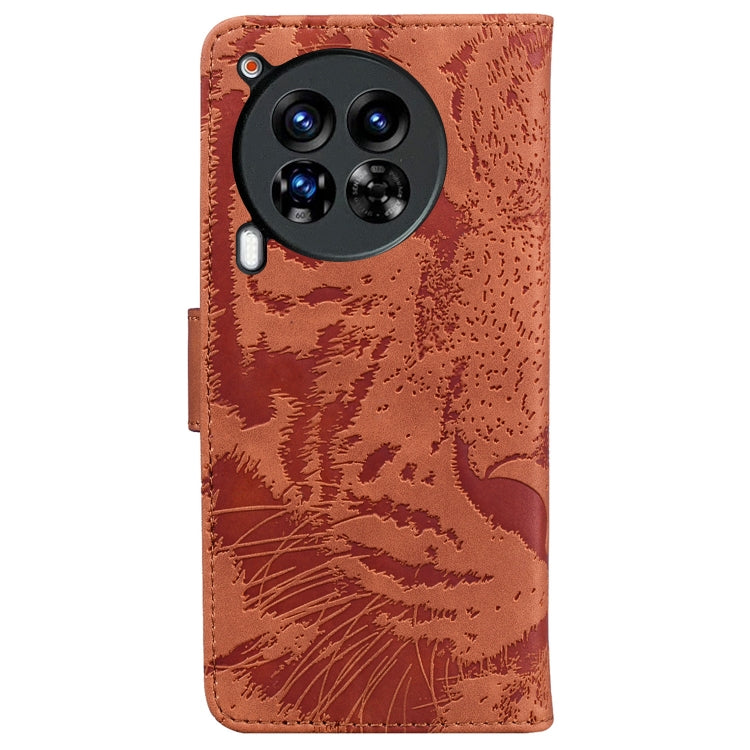 For Tecno Camon 30 Premier 5G Tiger Embossing Pattern Flip Leather Phone Case