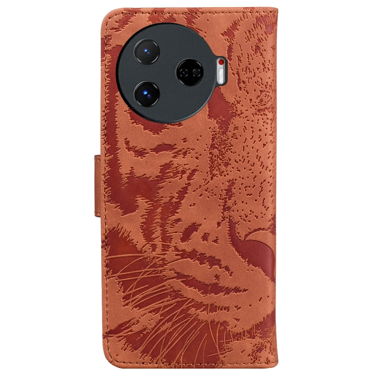 For Tecno Camon 30 Pro Tiger Embossing Pattern Flip Leather Phone Case