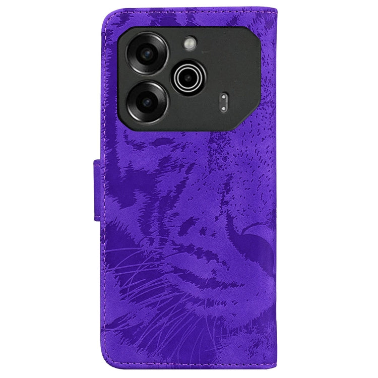 For Tecno Pova 6 / Pova 6 Pro Tiger Embossing Pattern Flip Leather Phone Case