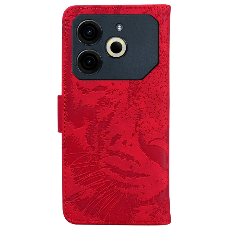 For Tecno Pova 6 Neo Tiger Embossing Pattern Flip Leather Phone Case