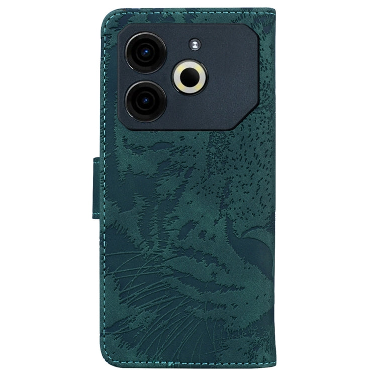 For Tecno Pova 6 Neo Tiger Embossing Pattern Flip Leather Phone Case