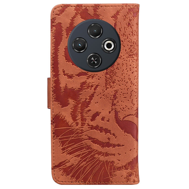 For Tecno Spark 30C Tiger Embossing Pattern Flip Leather Phone Case