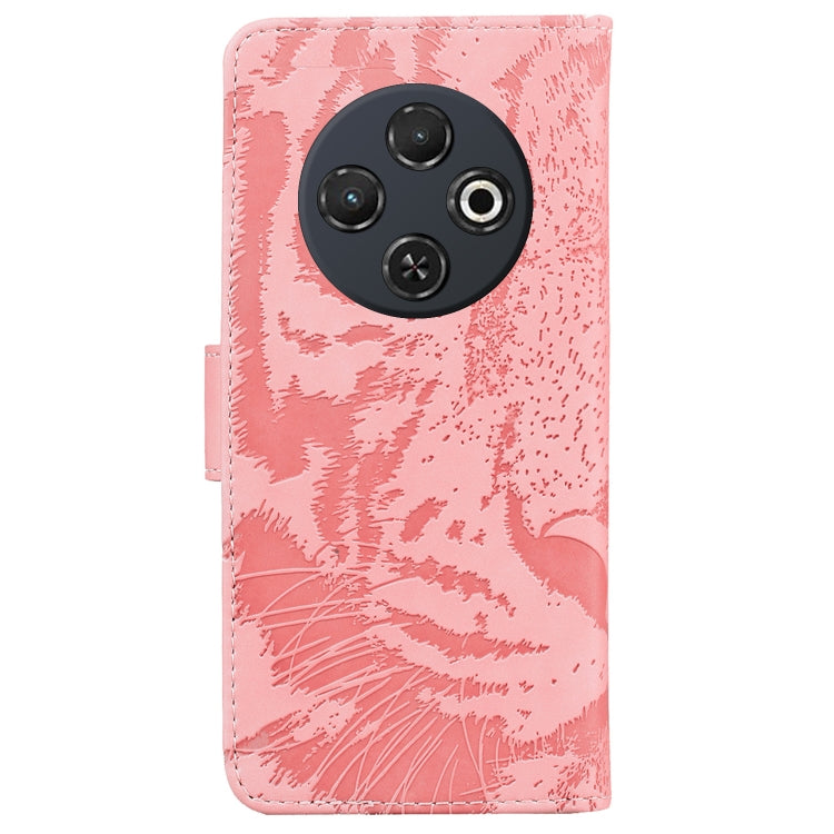 For Tecno Spark 30C Tiger Embossing Pattern Flip Leather Phone Case