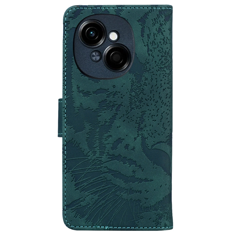 For Tecno Spark Go 1 / Pop 9 Pro Tiger Embossing Pattern Flip Leather Phone Case