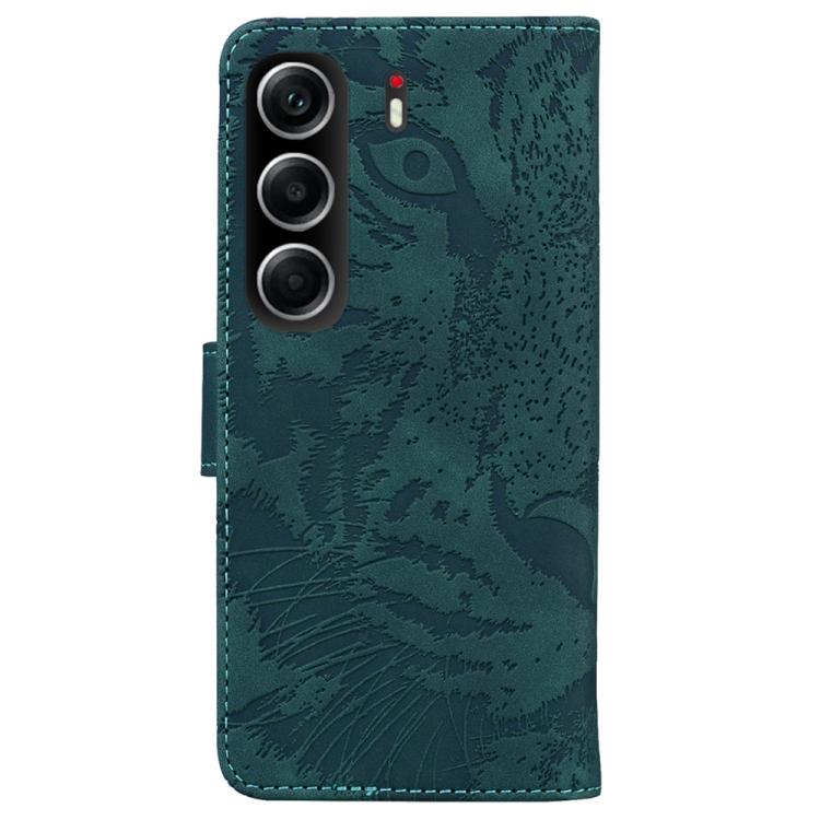 For Tecno Camon 40 Tiger Embossing Pattern Flip Leather Phone Case