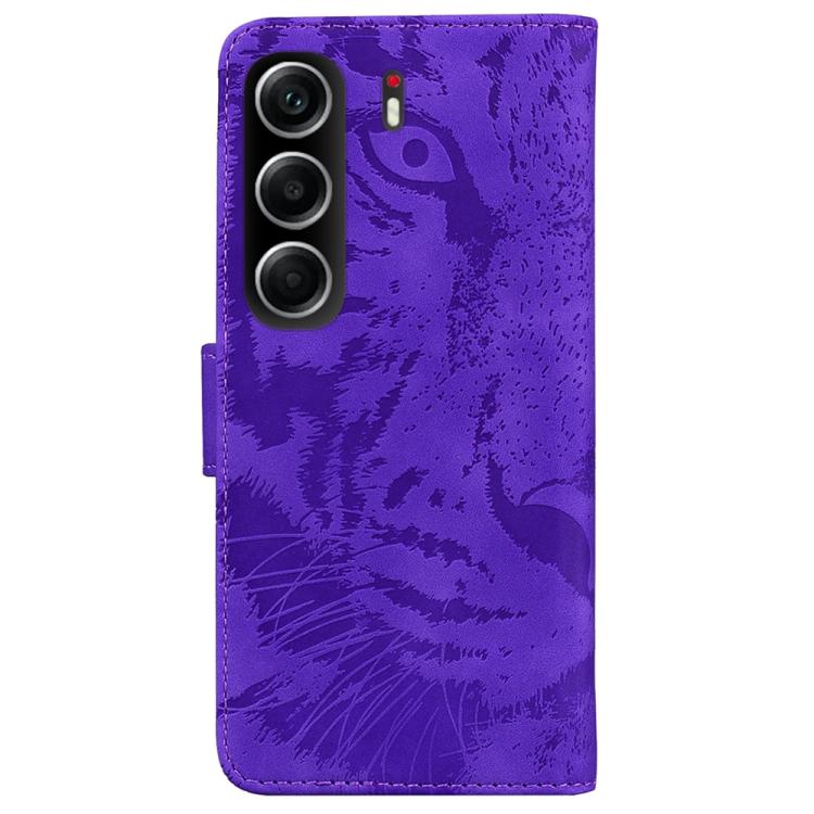 For Tecno Camon 40 Tiger Embossing Pattern Flip Leather Phone Case