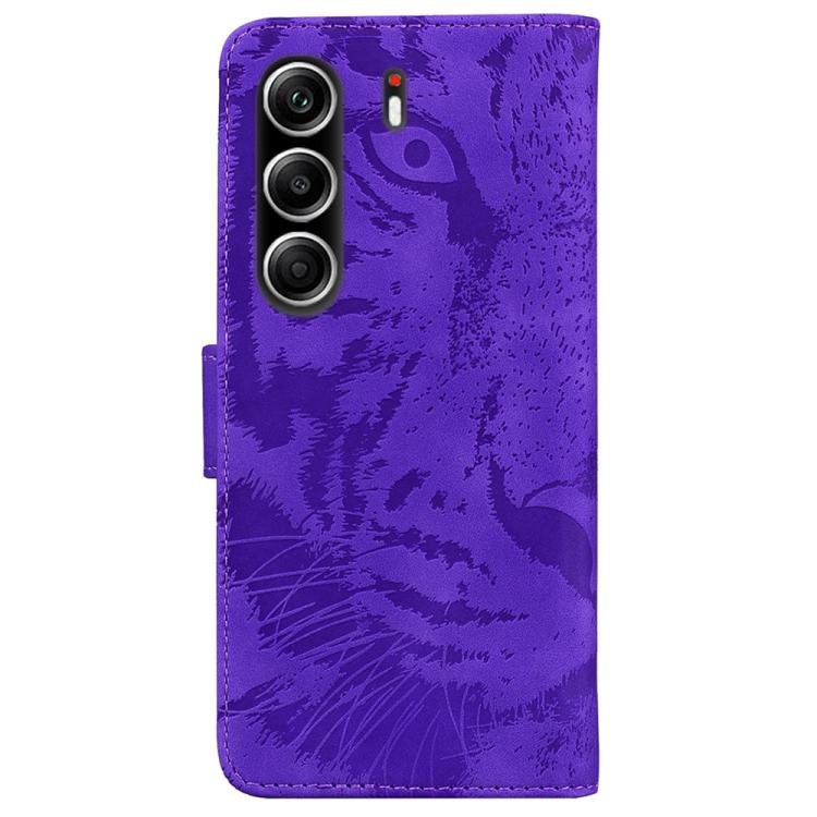 For Tecno Camon 40 Pro 4G Tiger Embossing Pattern Flip Leather Phone Case