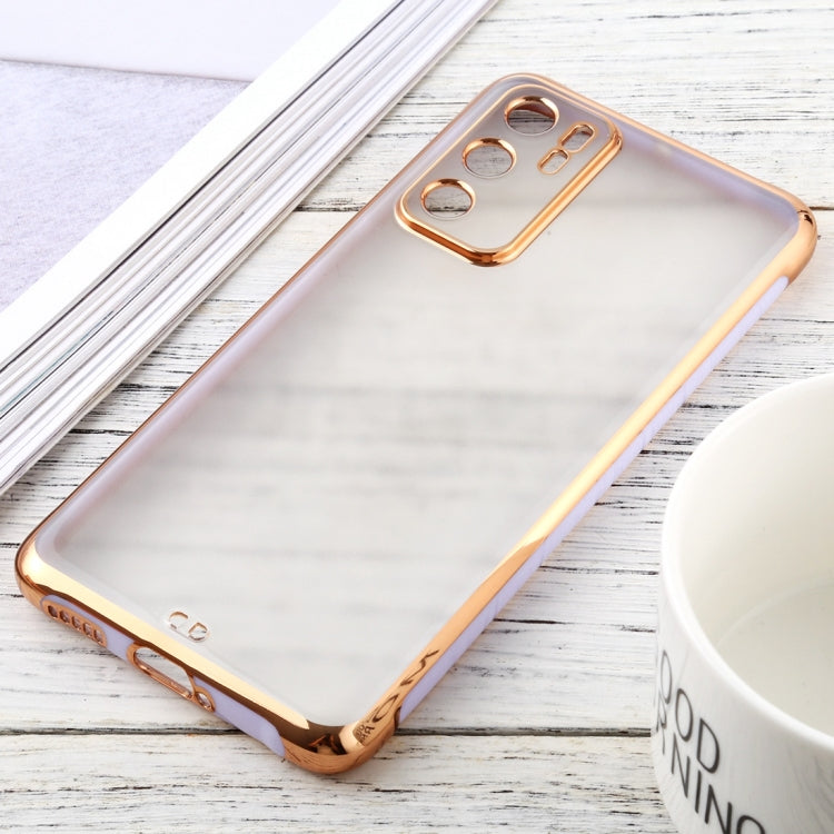 For Huawei P40 SULADA Colorful Edge Series Shockproof TPU + Electroplated Edge Protective Case