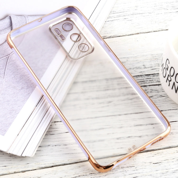 For Huawei P40 SULADA Colorful Edge Series Shockproof TPU + Electroplated Edge Protective Case