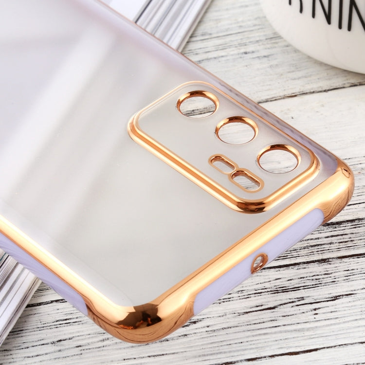 For Huawei P40 SULADA Colorful Edge Series Shockproof TPU + Electroplated Edge Protective Case