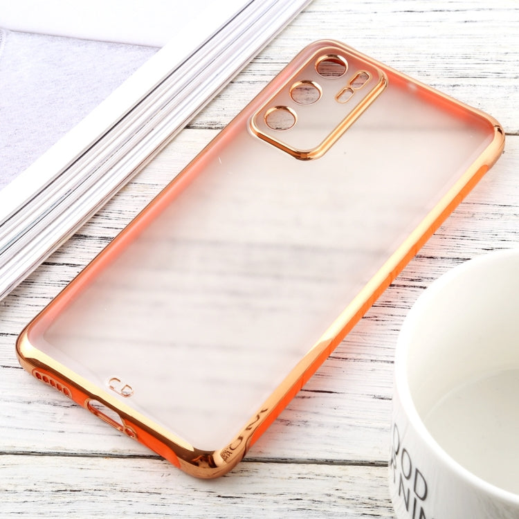For Huawei P40 SULADA Colorful Edge Series Shockproof TPU + Electroplated Edge Protective Case