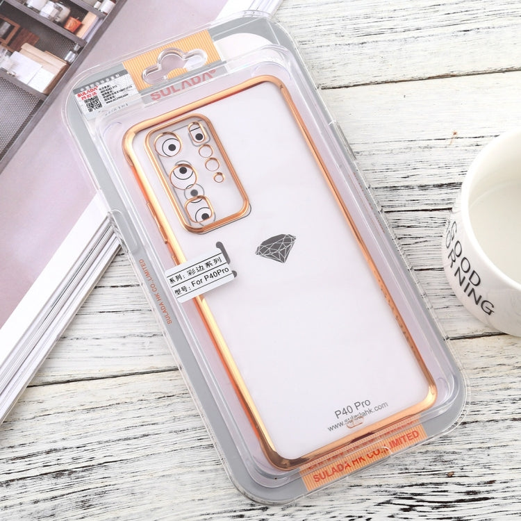 For Huawei P40 Pro SULADA Colorful Edge Series Shockproof TPU + Electroplated Edge Protective Case