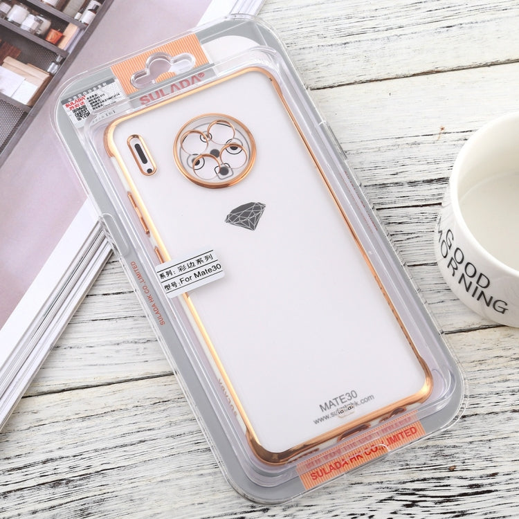 For Huawei Mate 30 SULADA Colorful Edge Series Shockproof TPU + Electroplated Edge Protective Case
