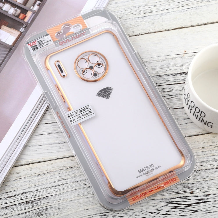 For Huawei Mate 30 Pro SULADA Colorful Edge Series Shockproof TPU + Electroplated Edge Protective Case